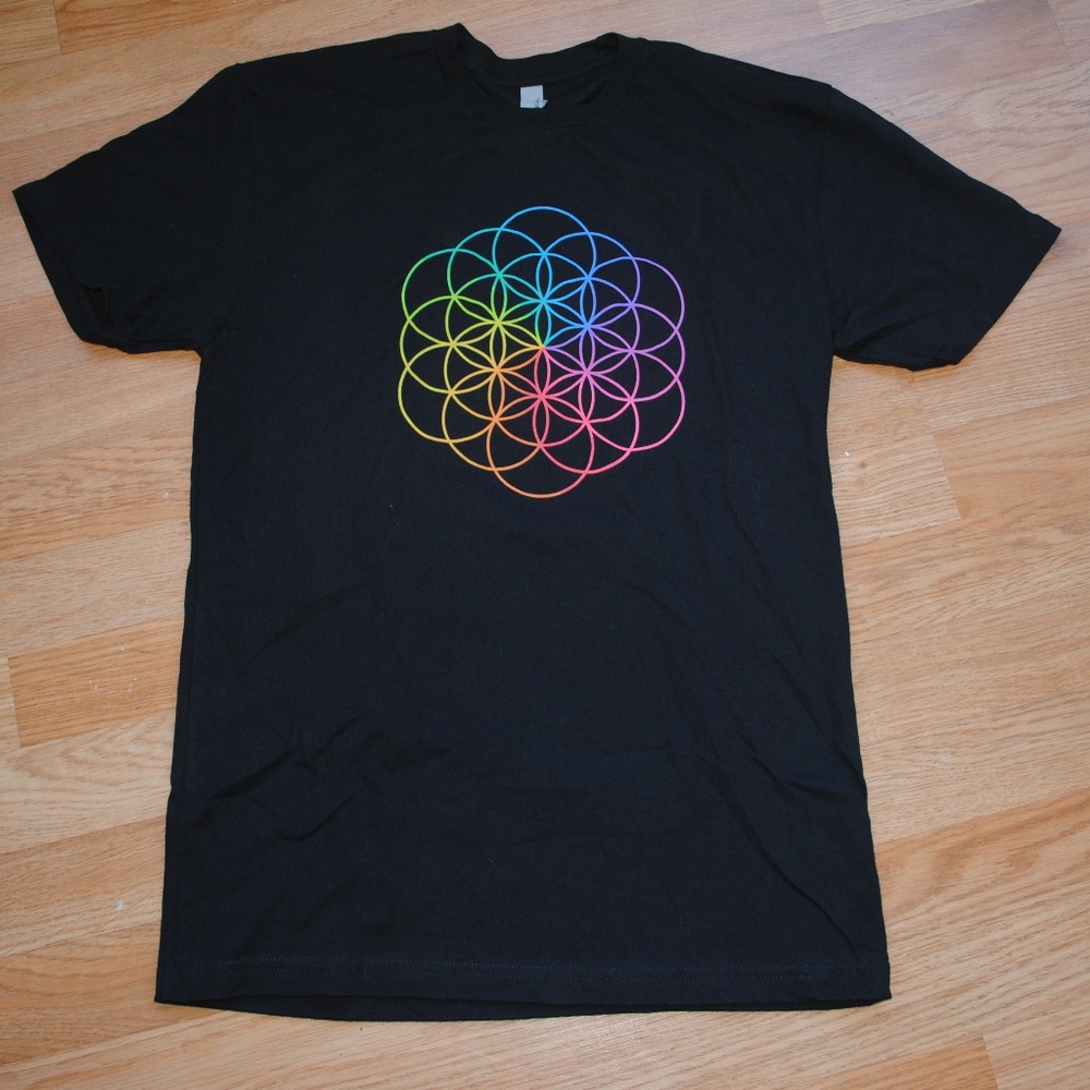 cold play head full of dreams black s shirt rock